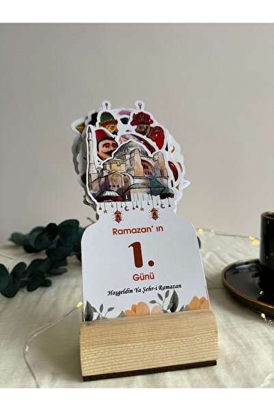 Joyygift 30 Günlük Masa Üstü Ramazan Takvimi