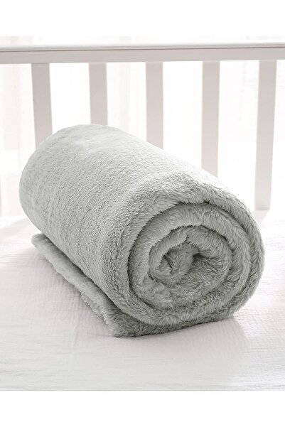 Bundeba Nomi Baby Blanket Gray Newborn Baby Crib Stroller Swaddle Plush Blanket 100x120 Cm