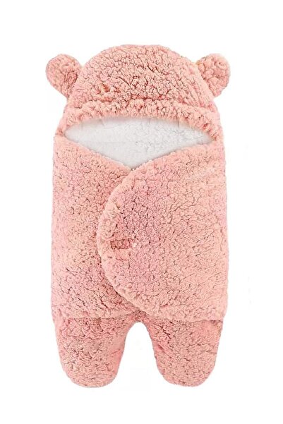Bundera Newborn 0-6 Months Baby Outer Swaddle Sleeping Bag Wellsoft Plush Hooded Wrap Blanket