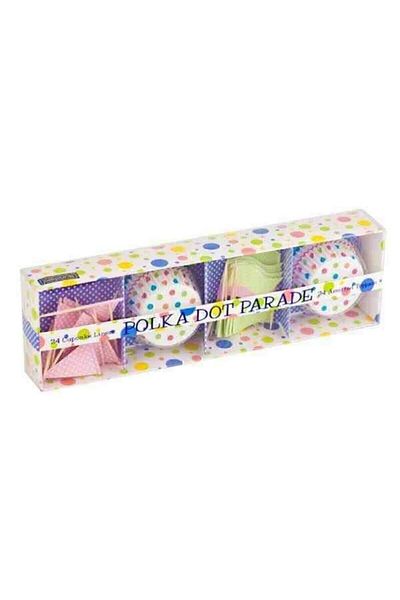 Bundera Paper Muffin 24 Piece Cake Mold Chocolate Cup Cake Tart Mold Decoration