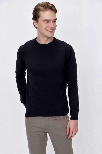 Morven Πλεκτό πουλόβερ Basic Dynamic Fit Relaxed Cut Crew Neck