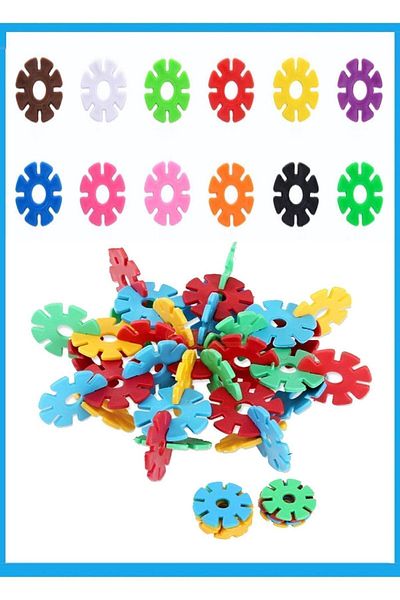 Bundera Toy Creative Discs 200 Pieces Stem Training Compatible Interlocking Discs Skill Educational Toy Set
