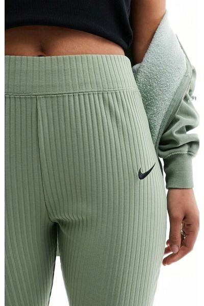 Nike Sportswear Rib Jersey Kadın Yeşil Eşofman Altı NDD SPORT