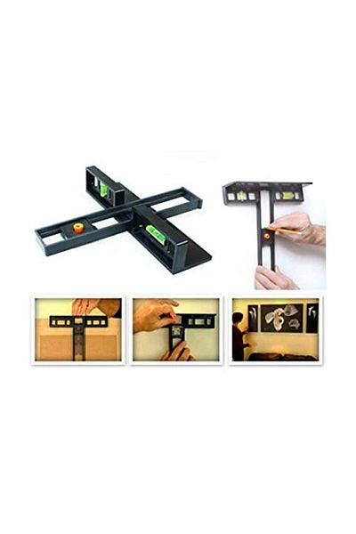 Bundera Picture Frame Canvas Painting Alignment Ruler Spirit Level Hang Rite