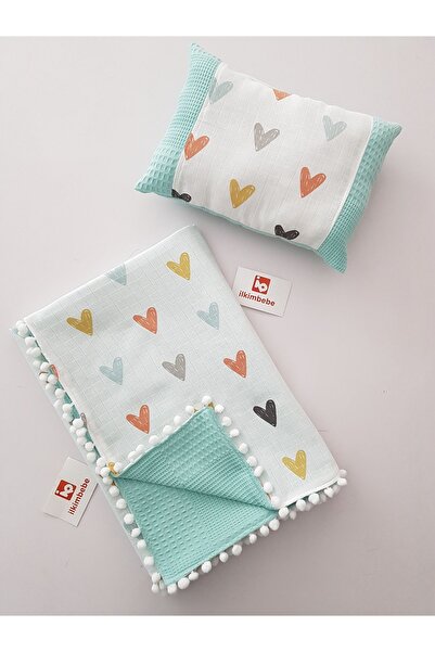 ib ilkimbebe Blanket Pillow - Heart and Pique Design