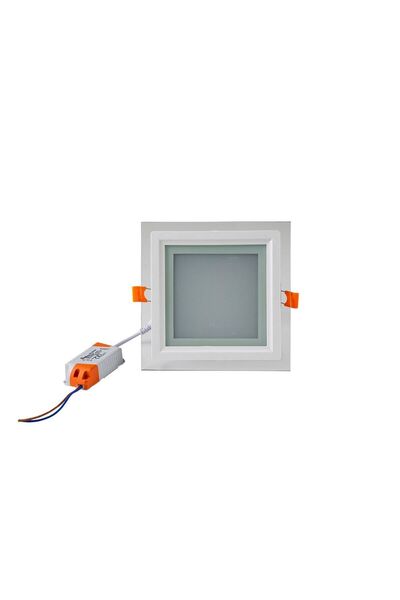 OOKAY 12 Watt Kare Cam Panel (SIVA ALTI) Beyaz