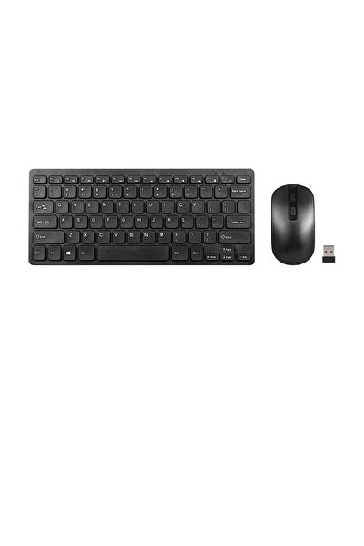 TahTicMer Lenovo Tab M10 Kablosuz Wireless Taşınabilir Klavye Mouse Set Q Klavye