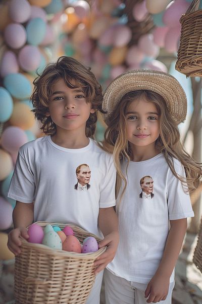 MYADA Tricou pentru copii cu imprimeu Ataturk - Special Republic Day 29 octombrie 22547-22546