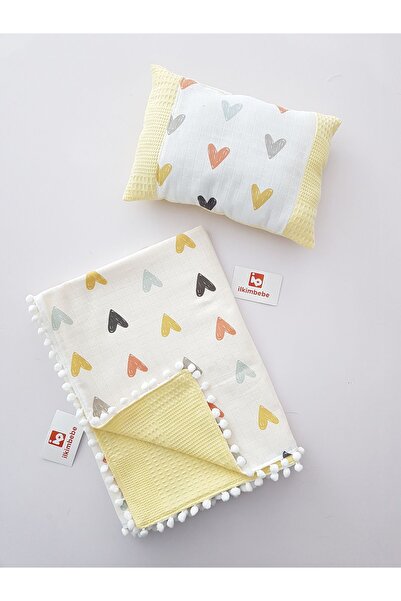 ib ilkimbebe Blanket Pillow - Heart and Pique Design