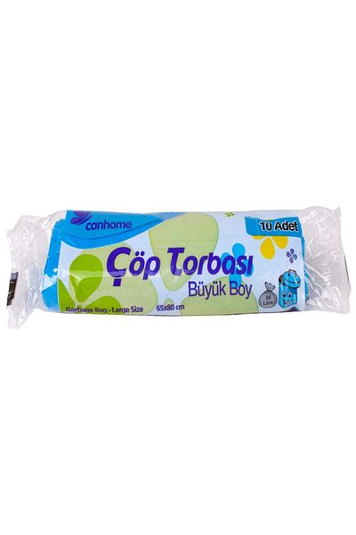 Kullan At Market Canhome Large Garbage Bag Blue 65x80cm 10pcs