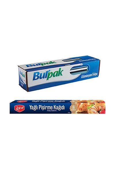 Roll-Up Aluminum Foil And Baking Paper 2 Pieces Economical Kitchen Set 3