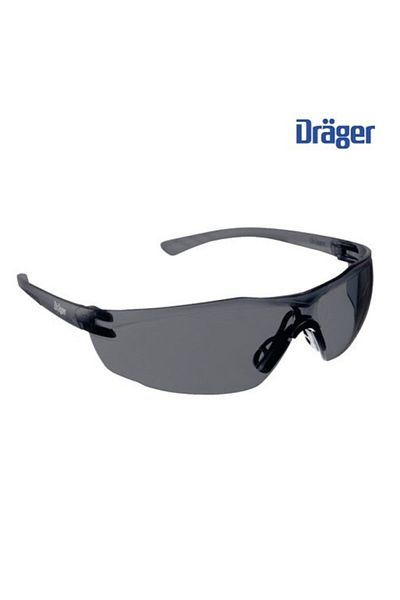 Dräger Drager X-Pect 8321 Smoked Protective Glasses Af,Uv,Pc