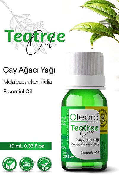 Oleora زيت شجرة الشاي النقي غير المخفف - زيت أساسي نقي 10 مل