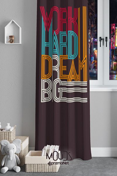 Moud's Big Dream Patterned Suede Extra String - Digital Printed, Single Wing Living Room