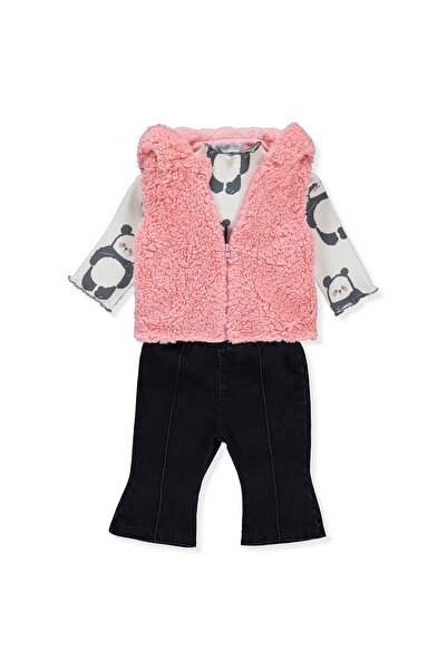 Bebetto VELSOFT ASTARLI KAPŞONLU HIRKA 3LÜ TAKIM (CUTE AND CHUBBY) K4442