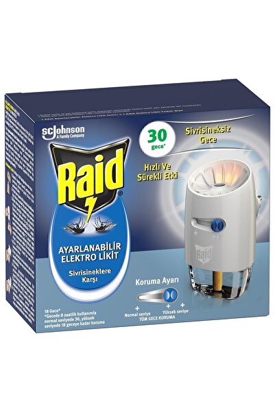 Raid Ayarlanabilir Elektrolikit 30 Gece 21 ml