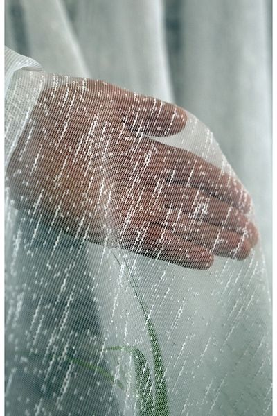 Taç Linen Don't Want Iron Slub 1/3 Thick Pleat Tulle Curtain