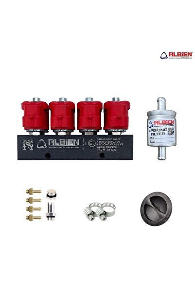 ALBİEN Atiker Uyumlu LPG Enjektör - 4 Silindir 3 ohm
