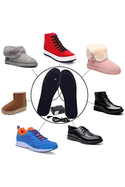 SYNOPE Elektrikli Ayak Isıtmalı Kamp Ayakkabı Tabanı Usb Şarjlı Yıkanabilir I...