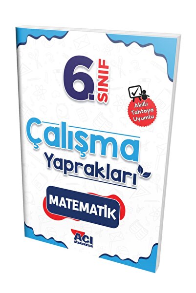 Açı Yayınları 6.sınıf Efsane Matematik Yaprak Test