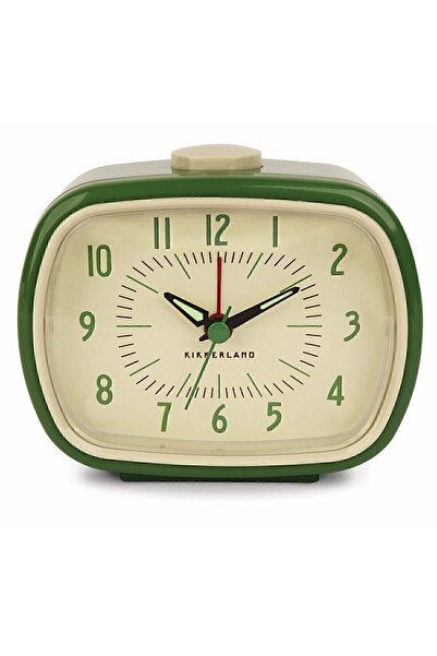 Kikkerland Retro Yeşil Alarmlı Çalar Saat