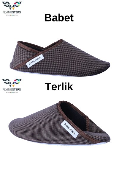 Flyingsteps Men's Bab&ter Non-Slip Sole Indoor Slippers Home Shoes Panduf 10012