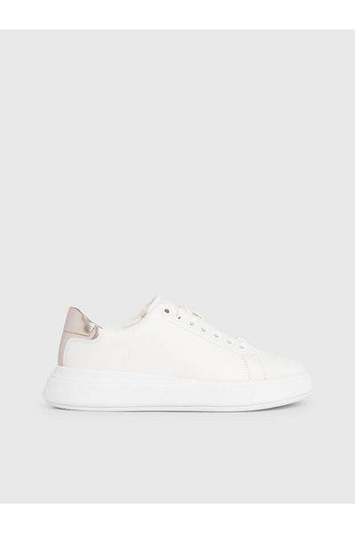 Calvin Klein Damen-Gummilaufsohle mit seitlichem Logo an Zunge und Ferse, geeignet für den täglichen Gebrauch B