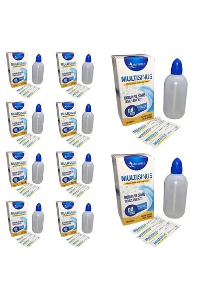 Multiplus Multi Sine Rinse Nose and Sinus Cleaning Kit - Pack of 10