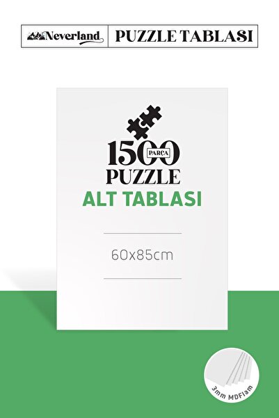 Neverland 1500 Parça Puzzle Alt Tablası - Pratik Düzen Ve Puzzle Yapımı Için ...