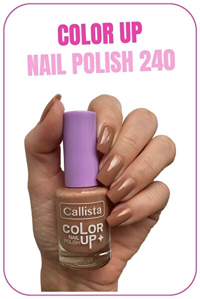Callista Color Up Nail Polish Oje 240 Caffeine Addiction - Kahverengi