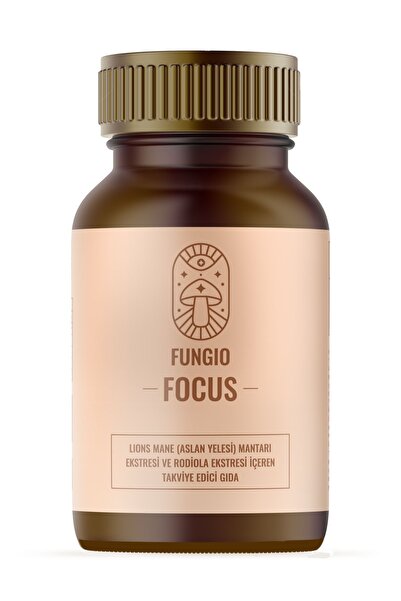 Fungio Focus Aslan Yelesi Mantarı Ve Rodiola Ekstresi Içeren Takviye Edici Gıda