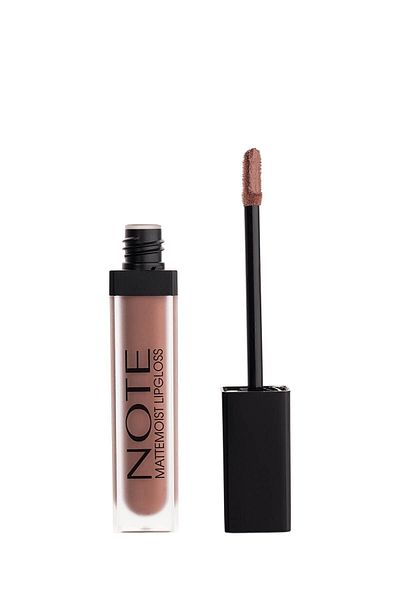 NOTE Mattemoist Lipgloss Semi Matte Satin Finished Liquid Lipstick 414 Pinky Milk - Brown