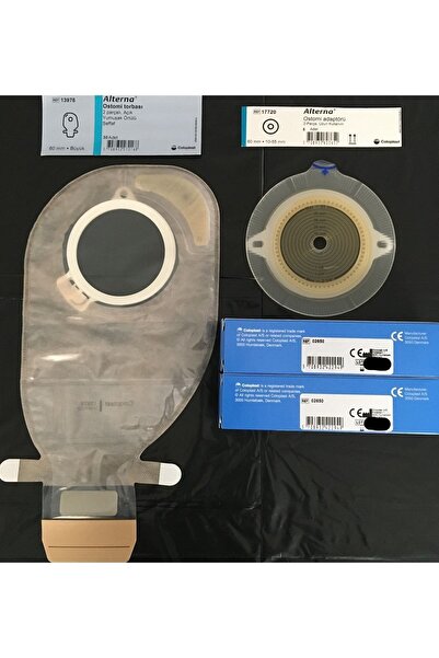 Coloplast Ostomi Torbası Şeffaf-60 mm-30 Adet/ostomi Adaptörü Şeffaf -10 Adet...