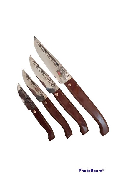 ALİBEYAVM Knife Osmaniye Ali Umuş Kaliteli Keskin 4 Lü Çakı Bıçağı_kitchen Kn...