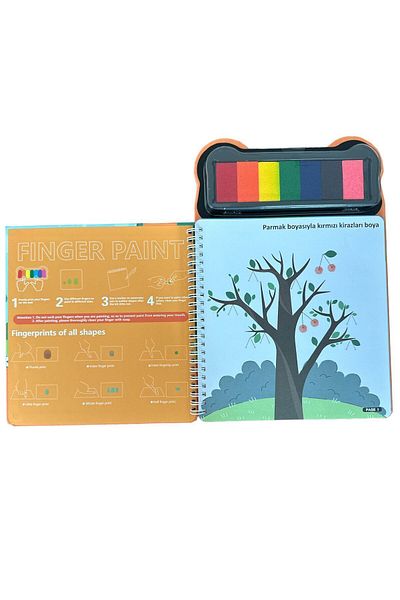 Lino Lino Finger Painting Activity Book - Animal