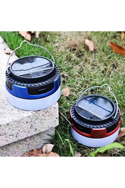 gaman Kamp Lambası 5 Modlu Solar Güneş Panelli El Feneri Çadır Lambası Led  U...