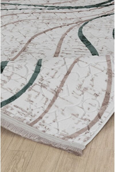 Adalıpanda Halı Emboss Kabartmalı Kaymaz Tabanlı , Yıkanabilir Ve Leke Tutmaz...