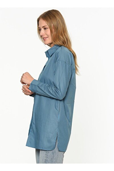 Lee Cooper Alba Women's Striped Tunic Turquoise Striped