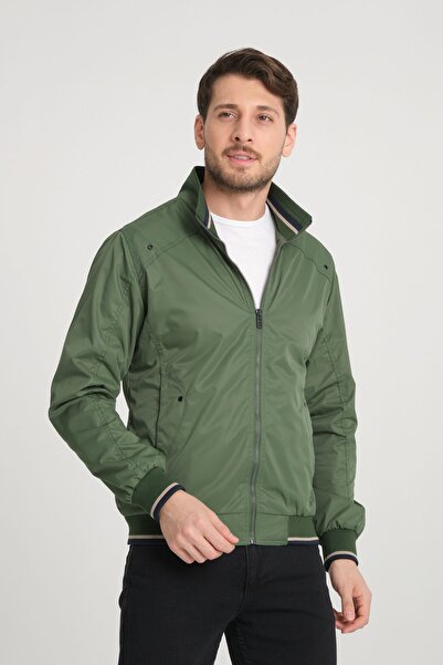 Wise Ανοιξιάτικο παλτό αντιανεμικό με όρθιο γιακά ανδρών