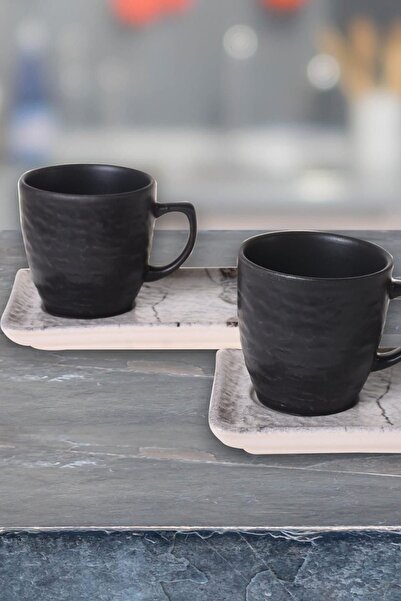 Keramika طقم سناكس دوجالتاس 4 قطع ملون مطفي 021- 956 18192 A