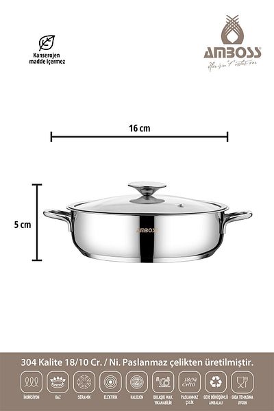 Amboss Cool 6 Piece Induction Base Sahan Set