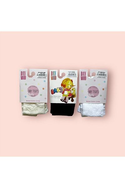 Daymod Baby Freesia Patterned Pantyhose 3-Piece