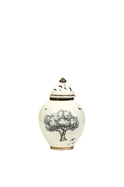 Vitale Tree Patterned King Cube Small Size 21 cm
