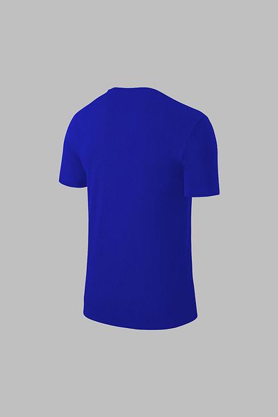POSEIDON STORM Мъжка синя тениска Dri-Fit Team - без щампа, с кръгло деколте, къс ръкав - размер S-3XL