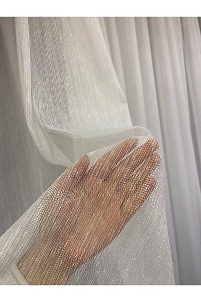 Taç Wantless Linen Tulle Curtain Slub - 1/3 (Frequent) Pleat