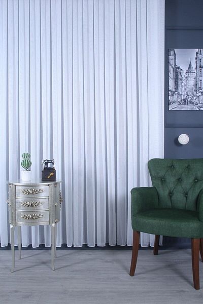Taç Plain Linen Tulle Curtain Shiny Tulle Curtain 1/2,5 Pleat