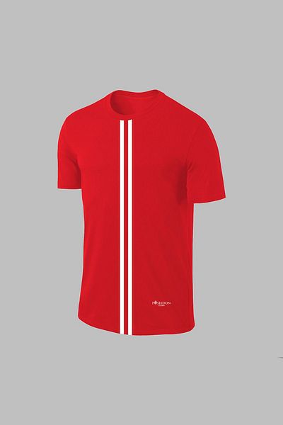 POSEIDON STORM Мъжка червена спортна тениска Dri-Fit - удобна, с къс ръкав, размер S-3XL