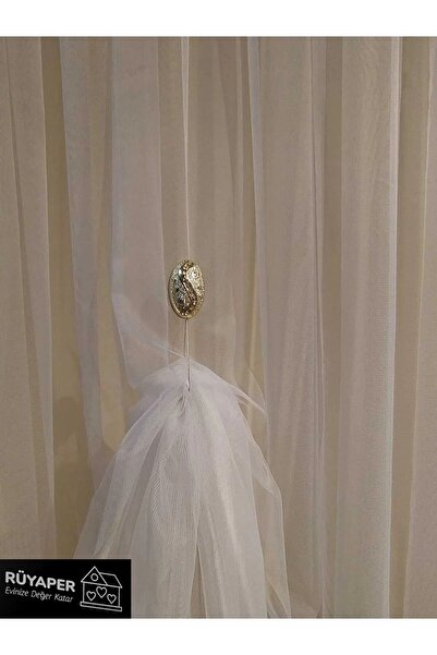 RÜYAPER Mıknatıslı Tül Perde Toplama Mandalı GOLD 1 ADET