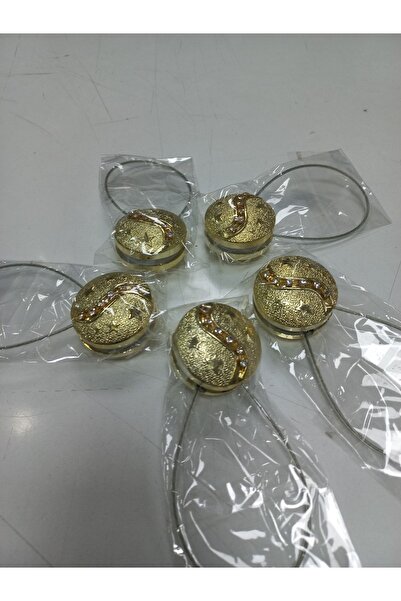 Çınar Aksesuar Pachet de 5 zăvoare galbene pentru perdea magnetică