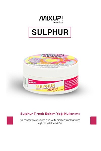 Mixup Sulphur - Tırnak Bakım Yağı 56 G X 2'li Set 8681153190607